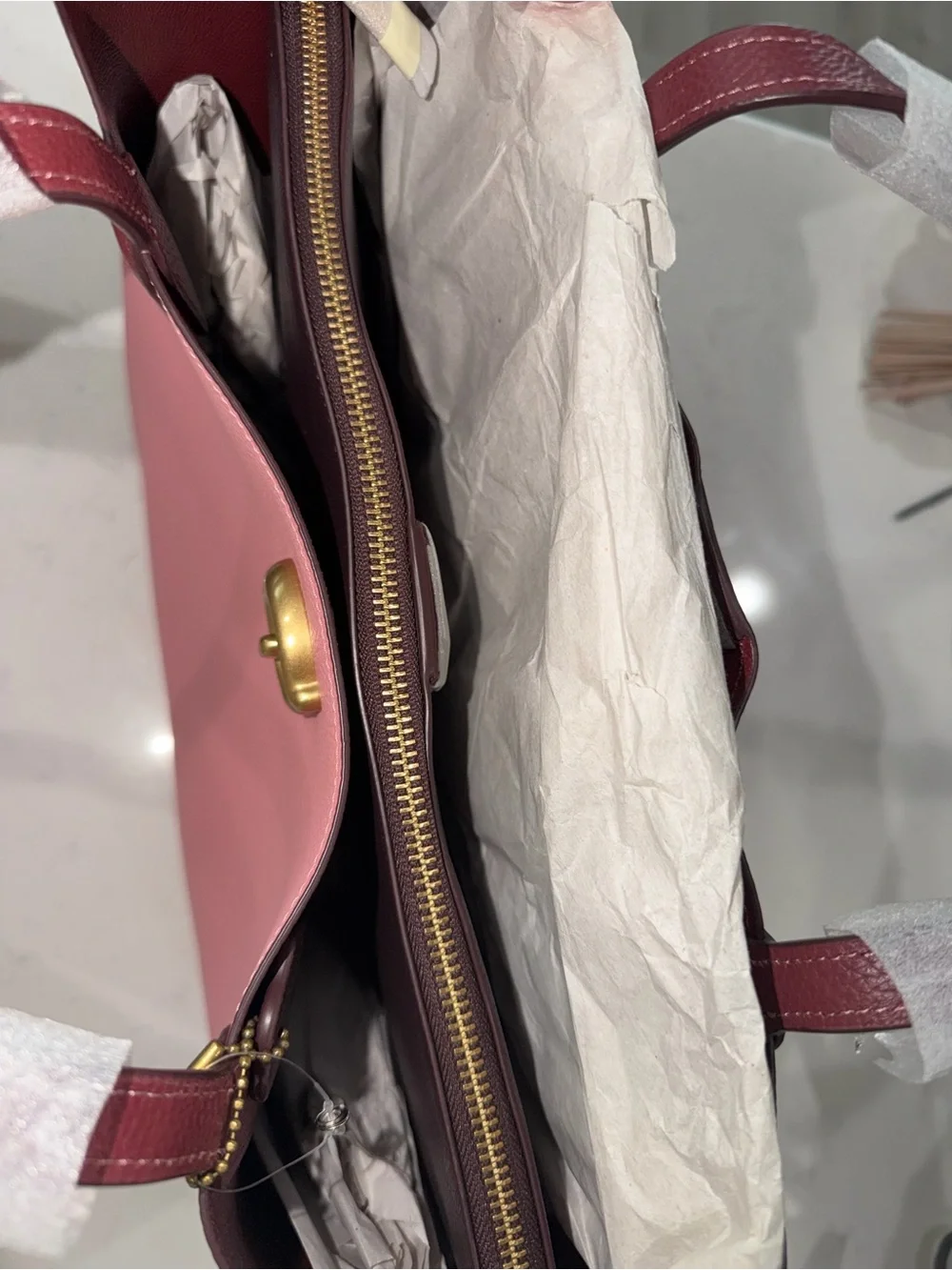 Coach stylish pink